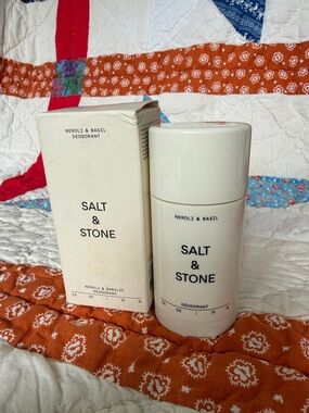Salt & Stone Neroli & Basil Deodorant - White